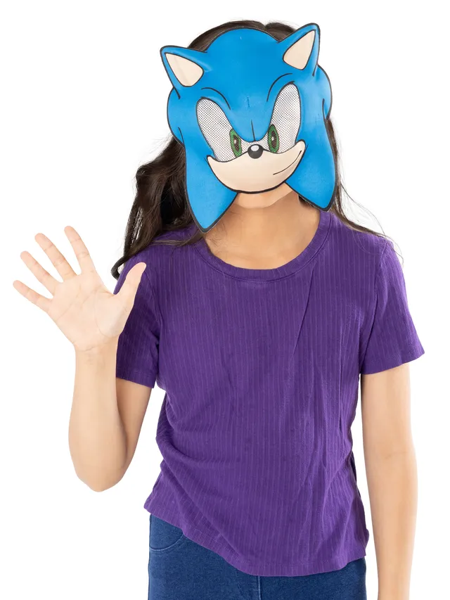 rubies-sonic-maske-blau-eva-mit-gummiband image 1