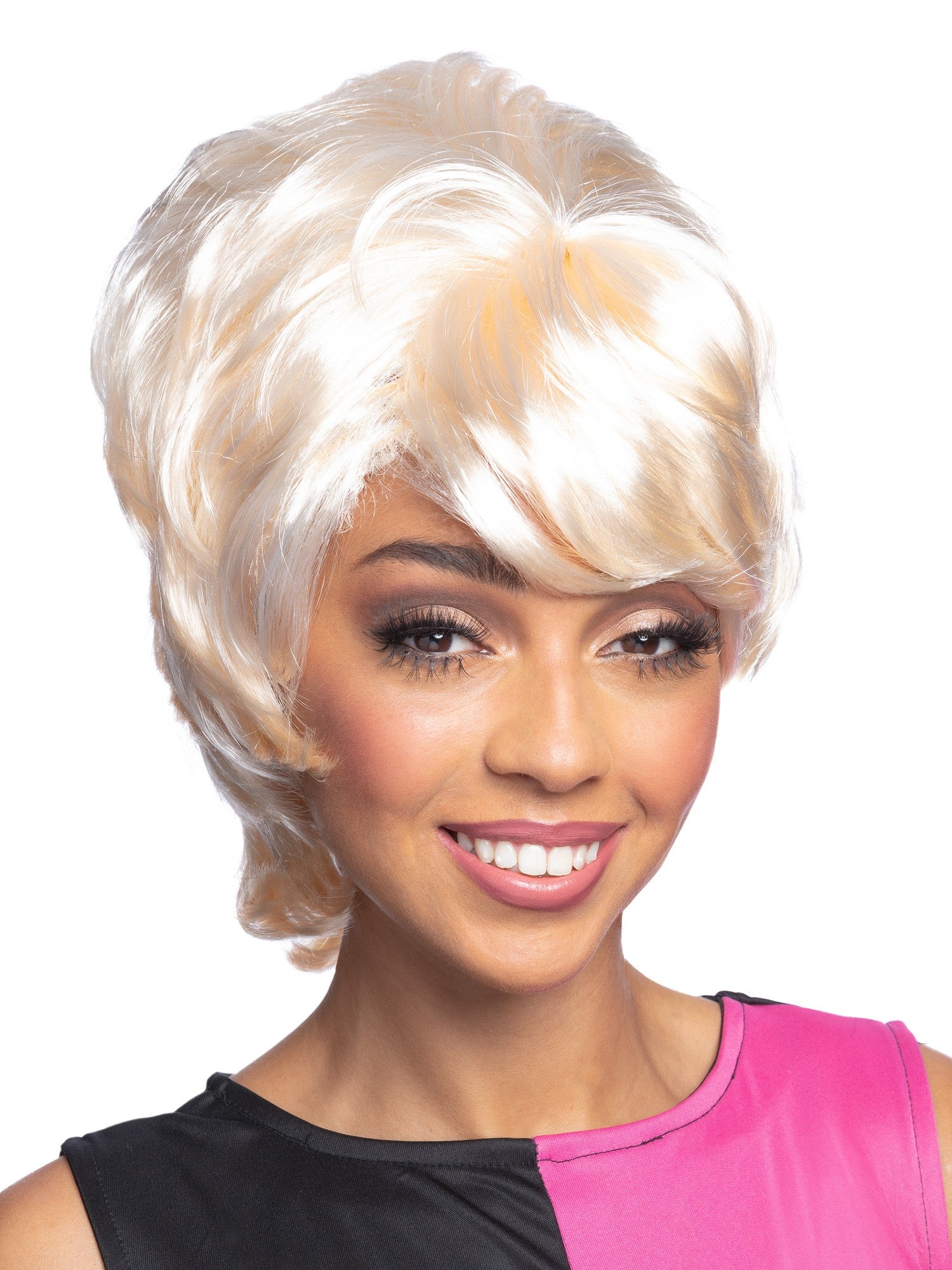 smiffys-fever-60s-short-beehive-per-cke-blond-kurz-60er image 3