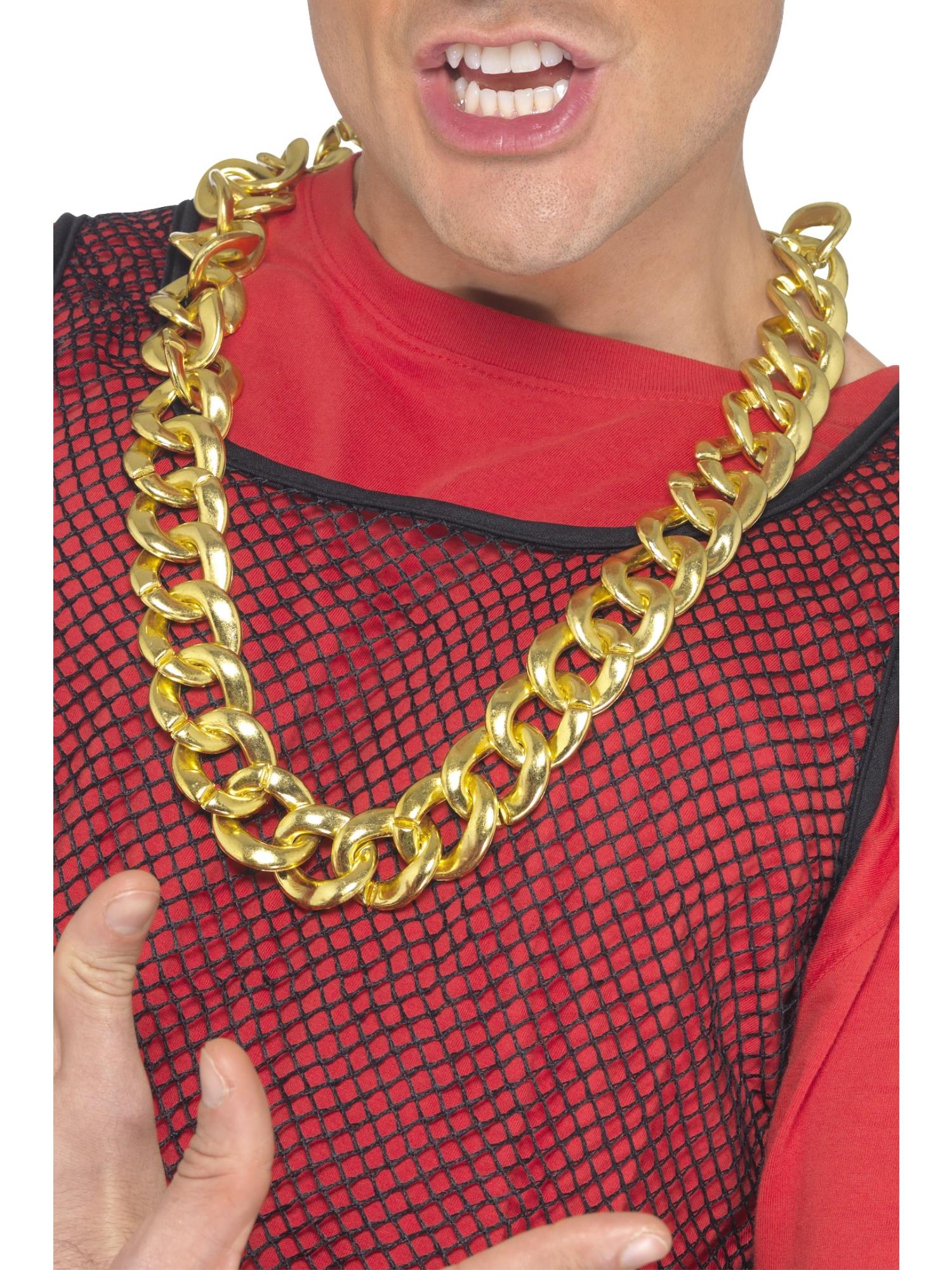 smiffys-fever-chunky-halskette-gold-70er-pimp-einheitsgr-e image 2