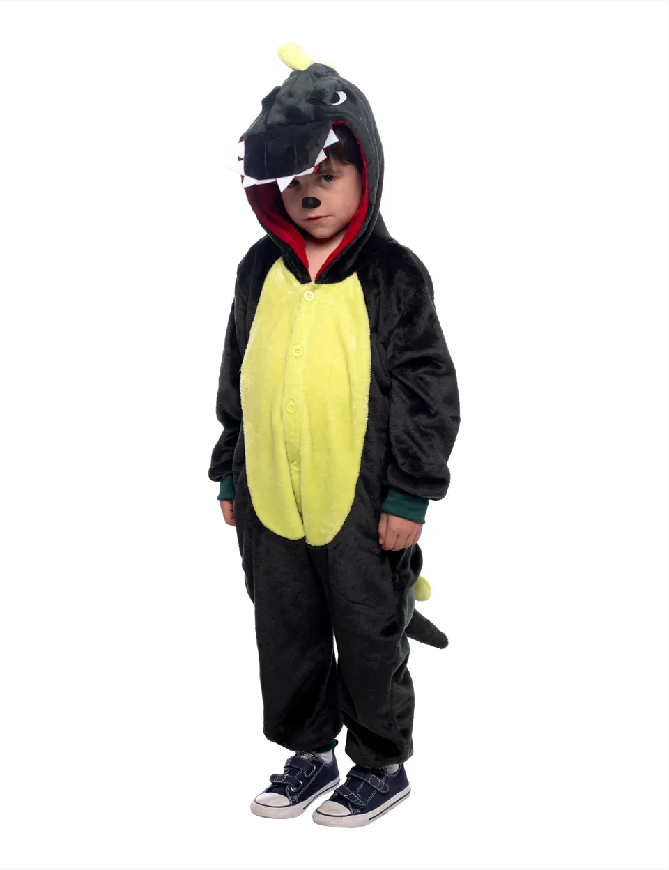 rubie-s-deluxe-dinosaurier-kost-m-kinder-jumpsuit image 1