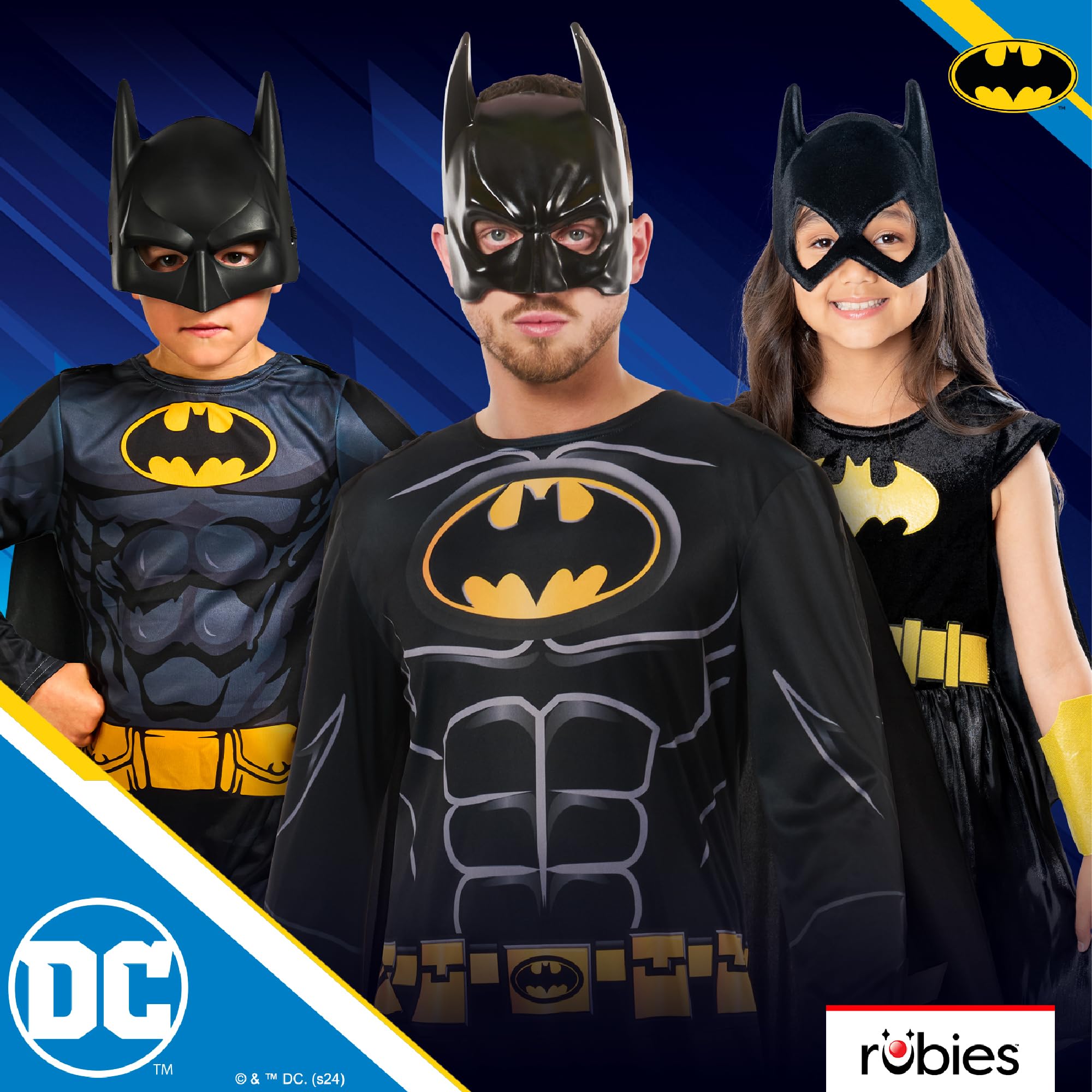 rubies-deluxe-dc-batman-erwachsenenkostuem-superheld-anzug image 5