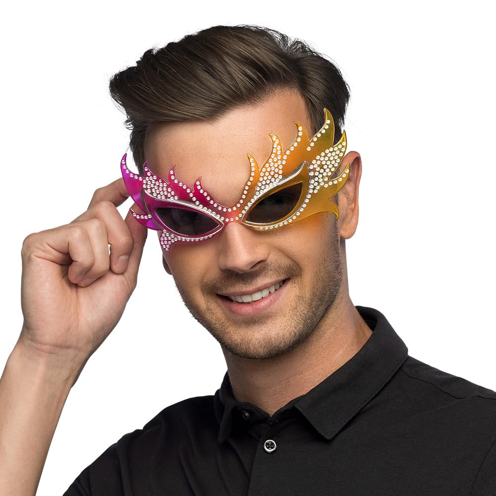 boland-extravaganza-partybrille-2-st-ck-pink-gelb image 4