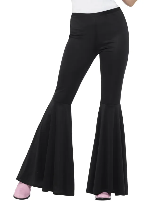 smiffys-fever-schlaghose-damen-schwarz-70er-disco-hose image 1