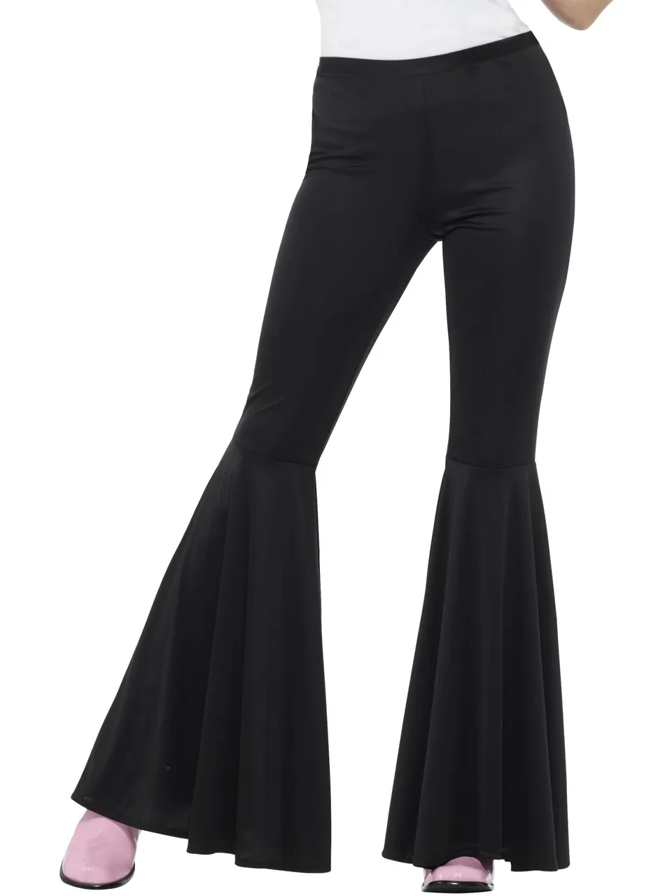 smiffys-fever-schlaghose-damen-schwarz-70er-disco-hose image 1