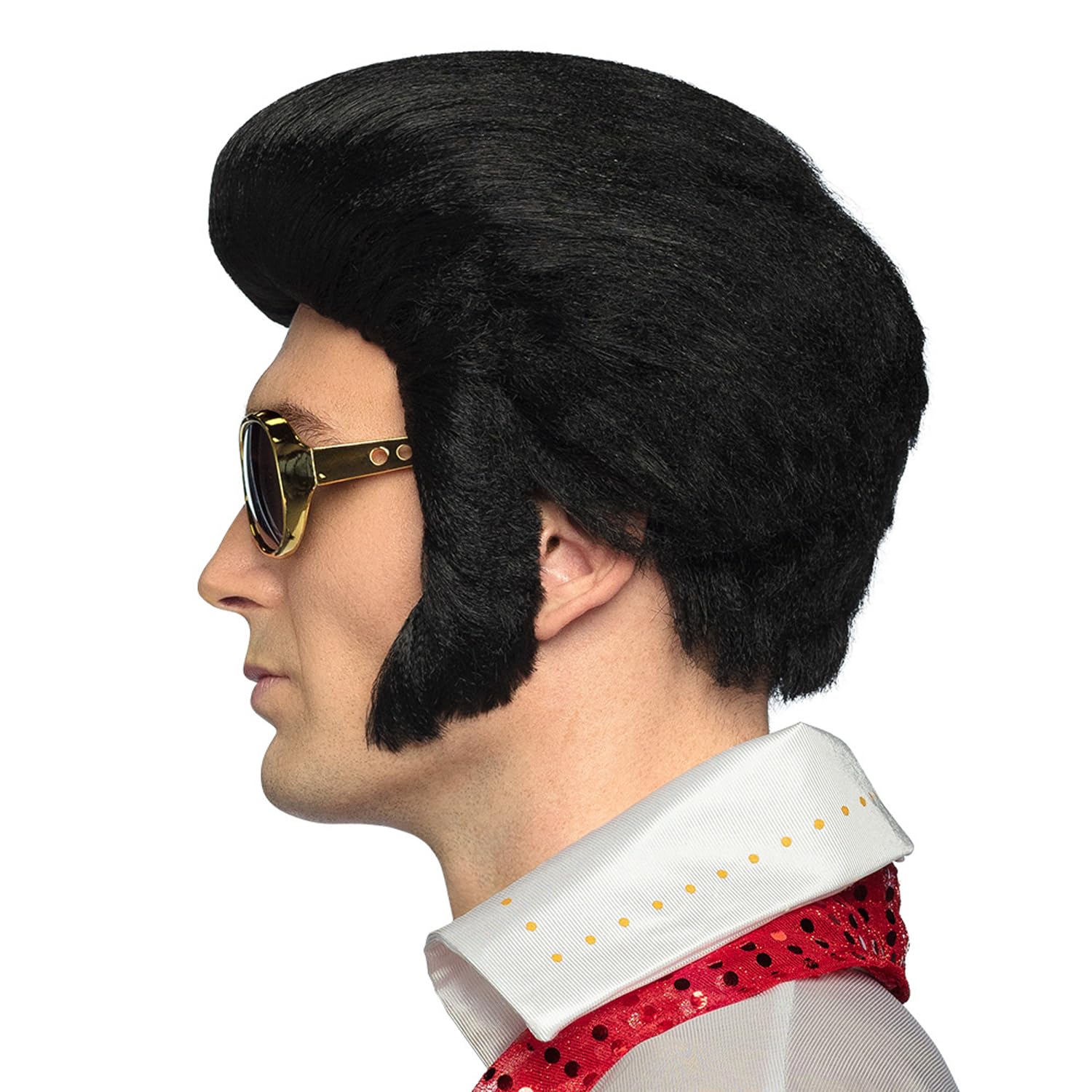 boland-wigs-rock-n-roll-deluxe-per-cke-schwarz-elvis-erwachsene image 2