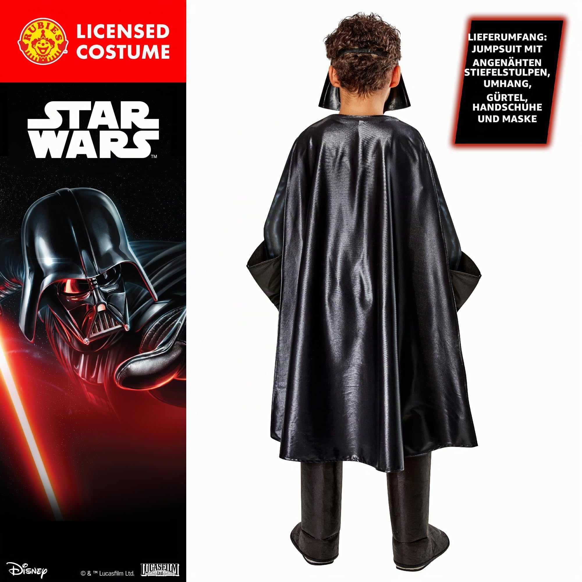 rubie-s-deluxe-darth-vader-kinderkost-m-7-8-jahre image 2