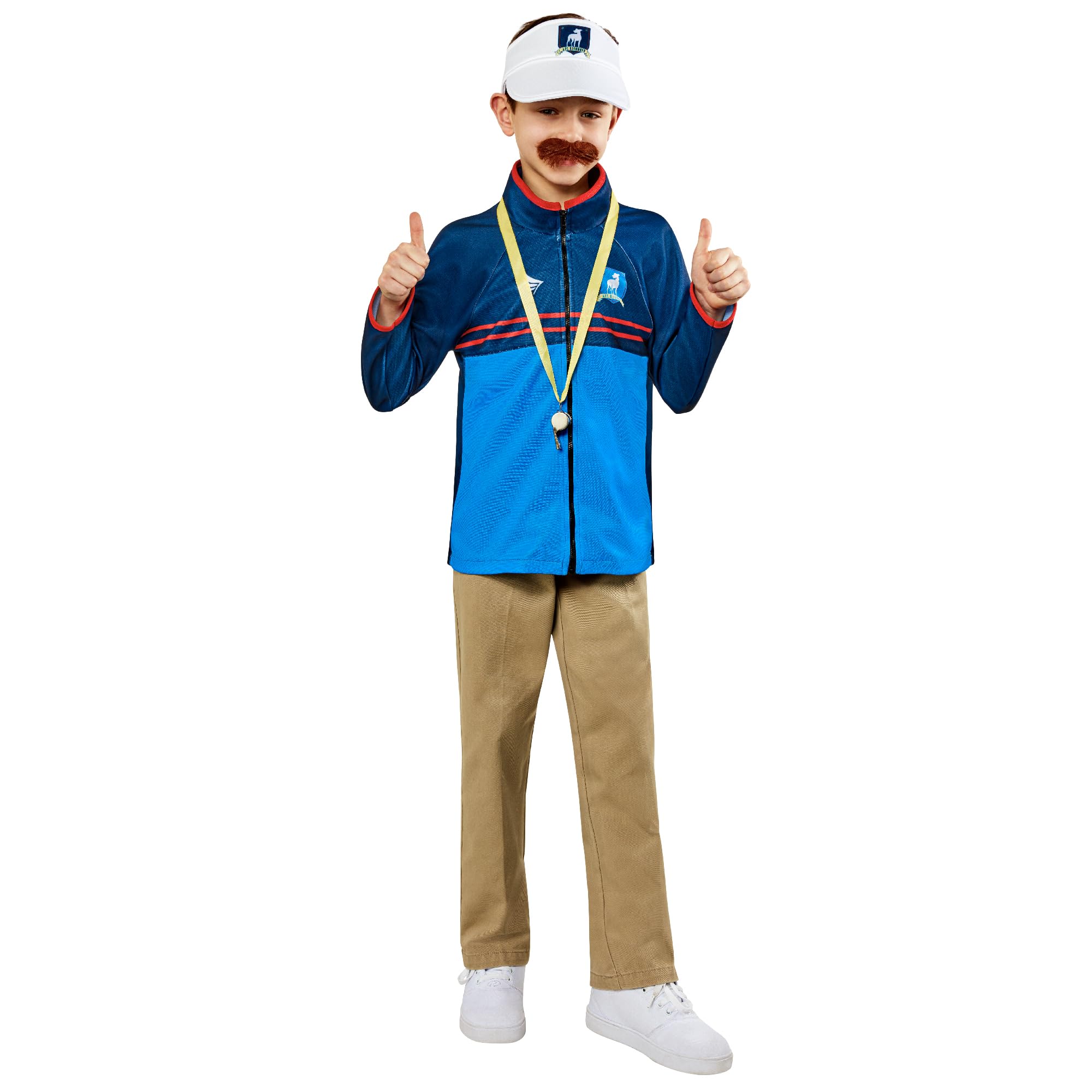 rubie-s-deluxe-ted-lasso-kinderkost-m-9-10-jahre-set-trainer image 1