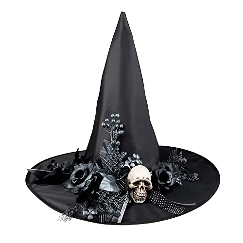 boland-headwear-hexenhut-skulla-totenkopf-schwarz-60-cm image 4
