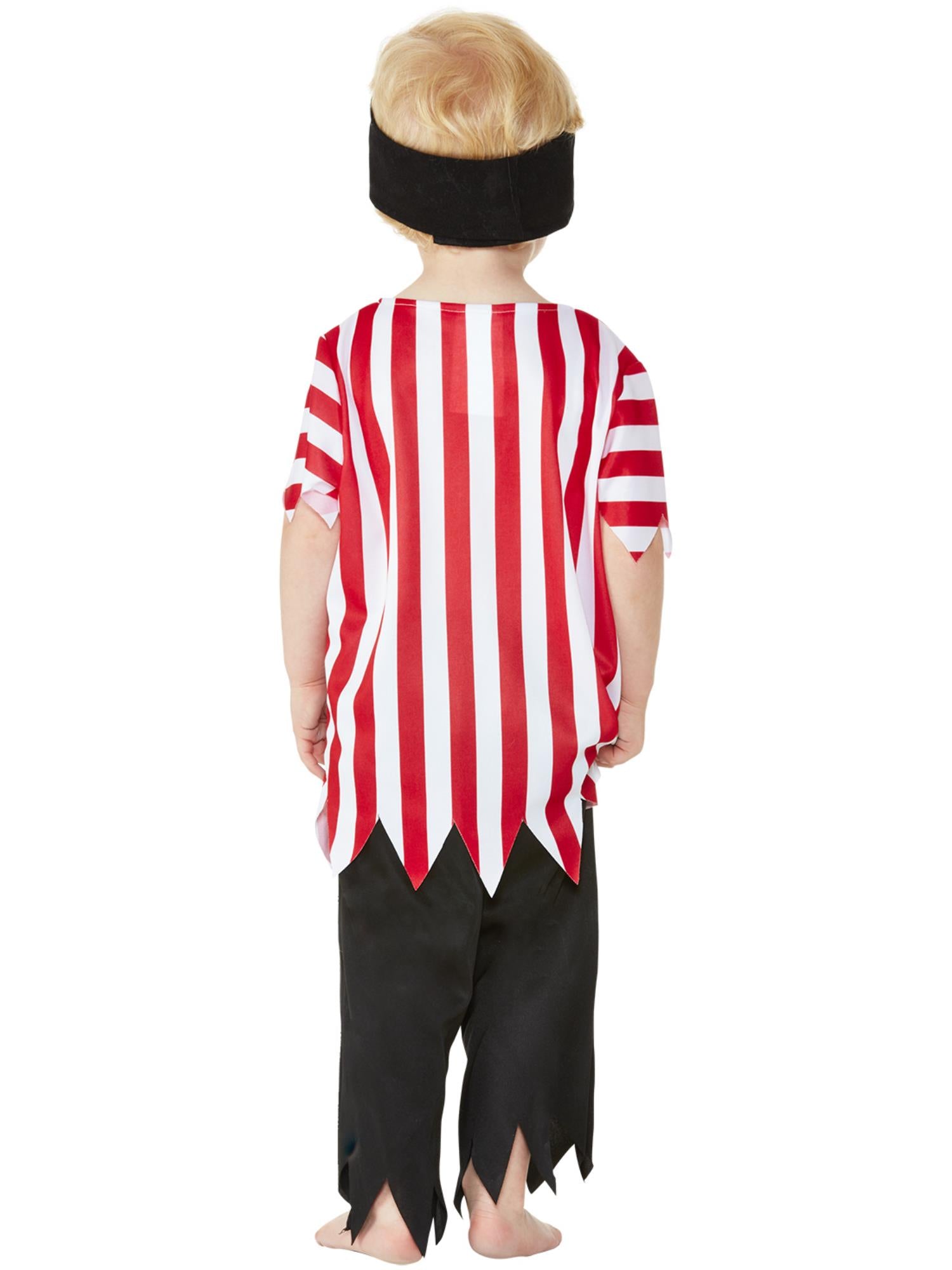 smiffys-fever-jolly-pirate-piratenkost-m-kleinkind-3-tlg-rot image 2