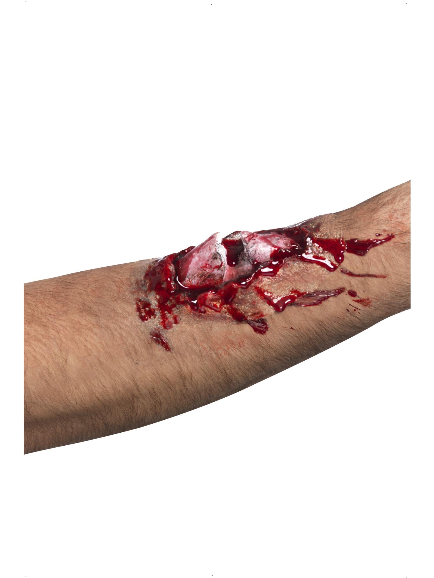 smiffys-makeup-fx-broken-bone-narbe-latex-mit-kleber image 1