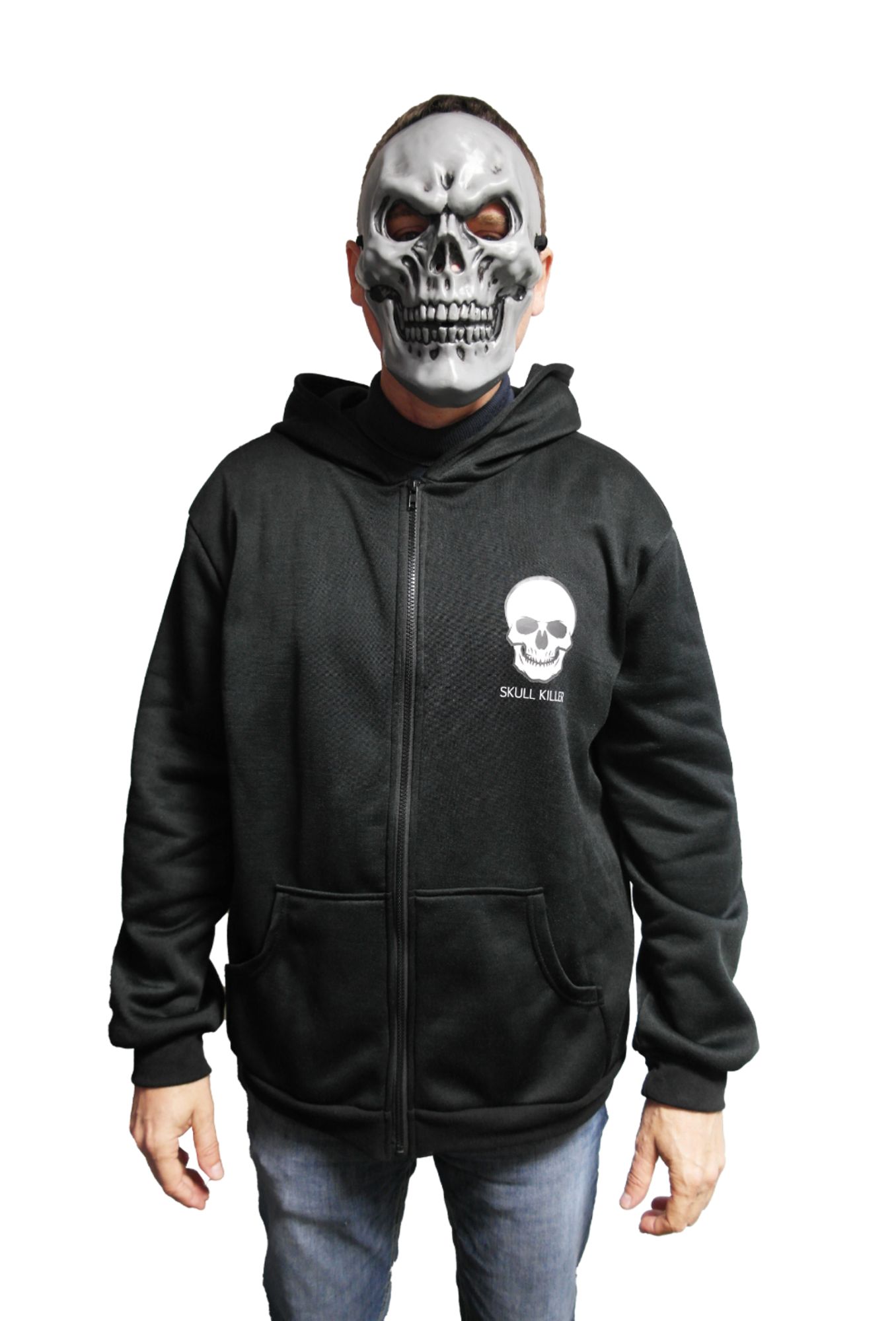 rubies-killer-skelett-kost-m-set-hoodie-maske-schwarz image 3