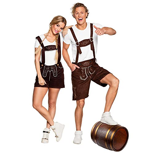 boland-lederhose-jan-kurz-trachtenhose-l-xl-braun image 8