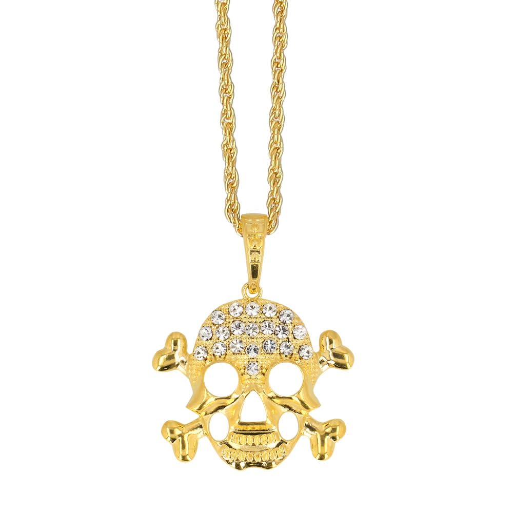 boland-72326-halskette-totenkopf-gold-halloween image 3