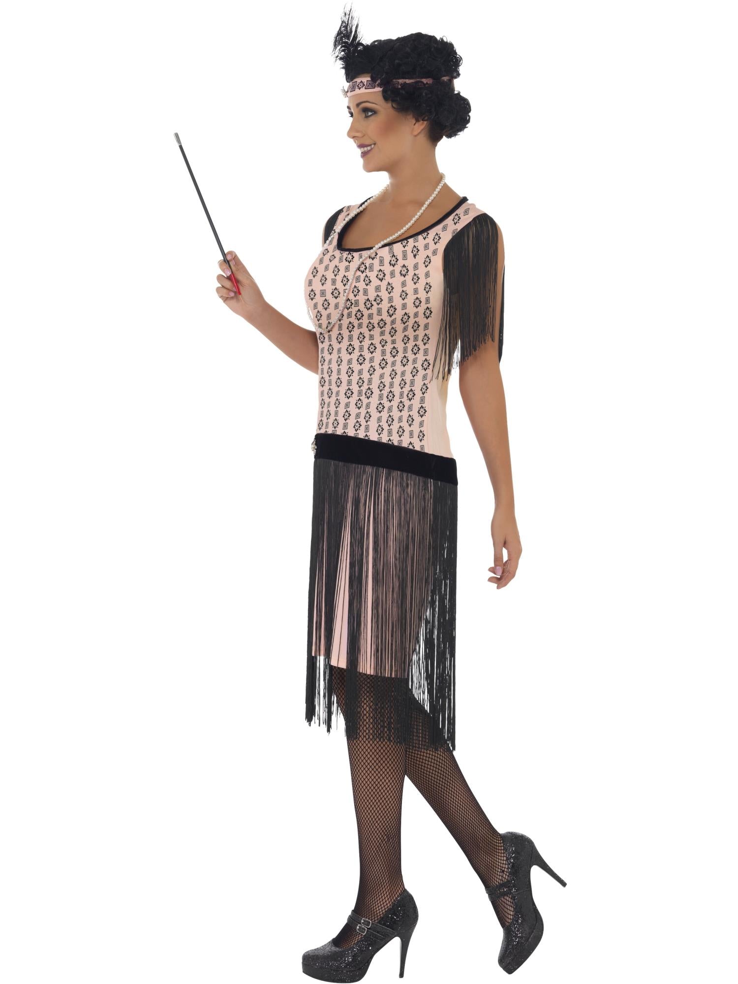 smiffys-fever-1920s-coco-flapper-kost-m-rosa-damen image 3