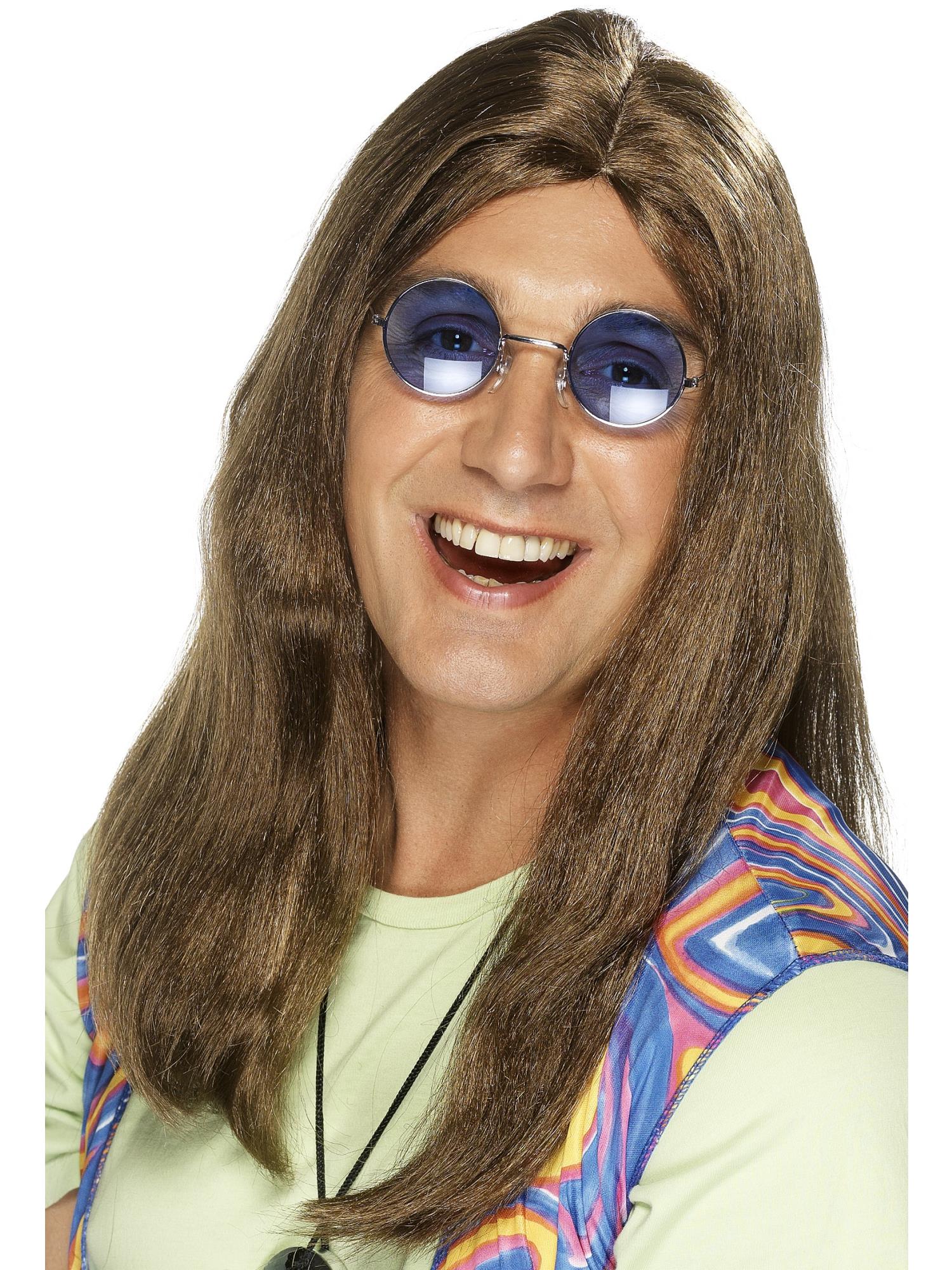 smiffys-fever-neil-hippy-per-cke-braun-lang-einheitsgr-e image 2