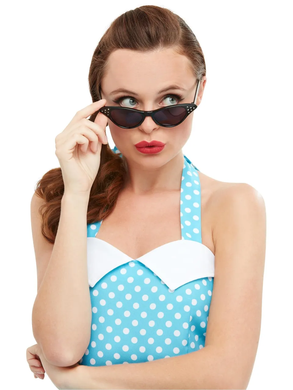 smiffys-fever-rock-roll-sonnenbrille-schwarz-50er-retro image 1