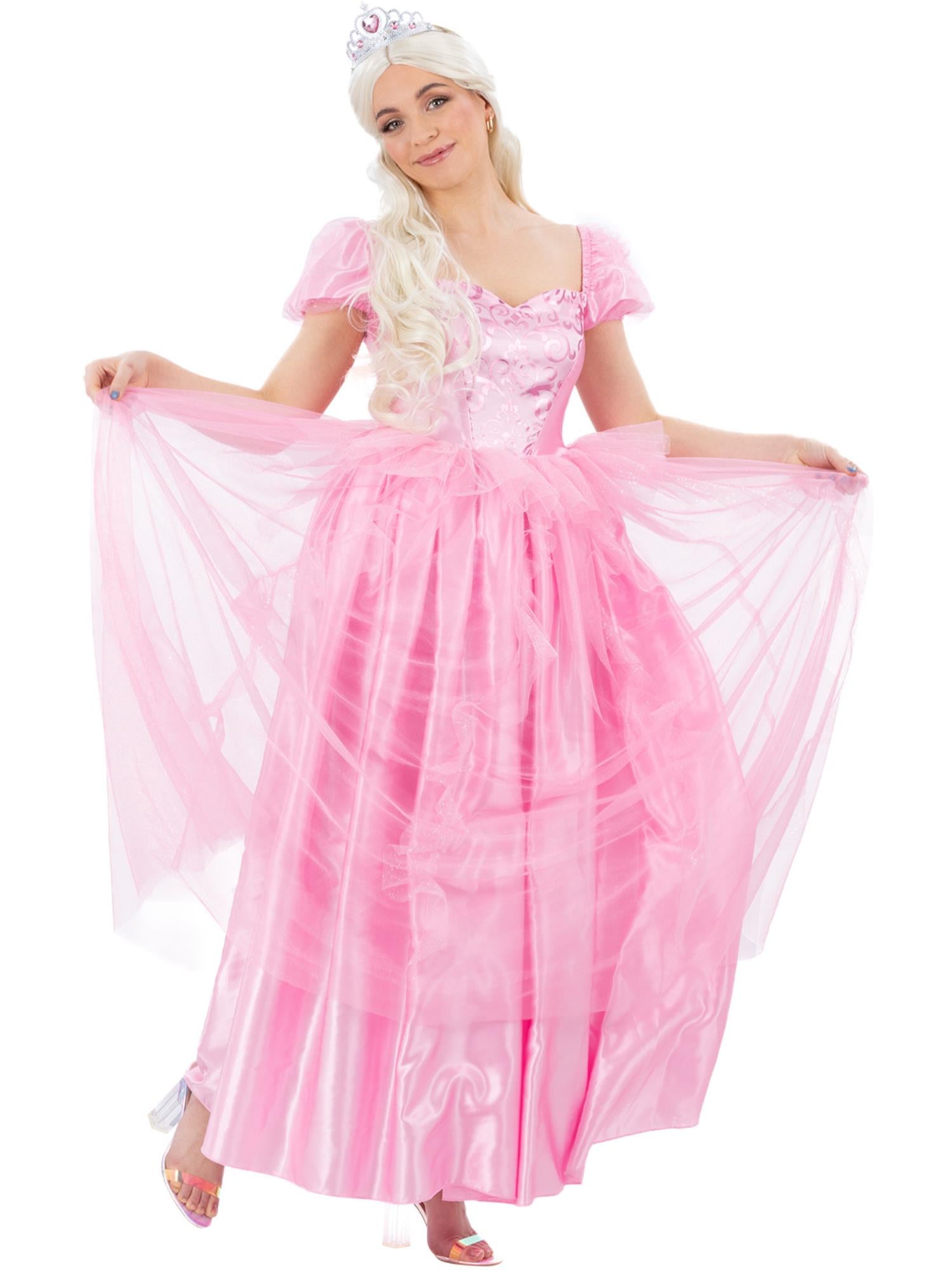 smiffys-fever-gute-hexe-feenkost-m-rosa-damen-mit-tiara image 4