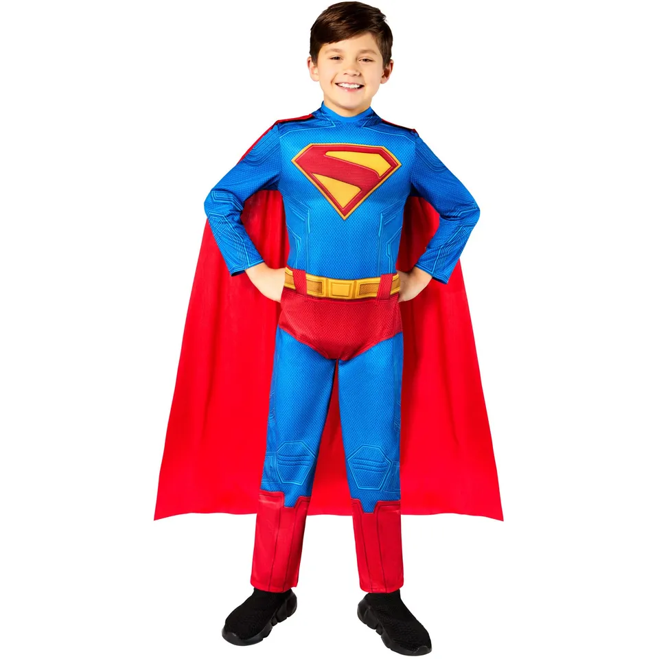 rubie-s-deluxe-dc-superman-kost-m-kinder-7-8-jahre image 1