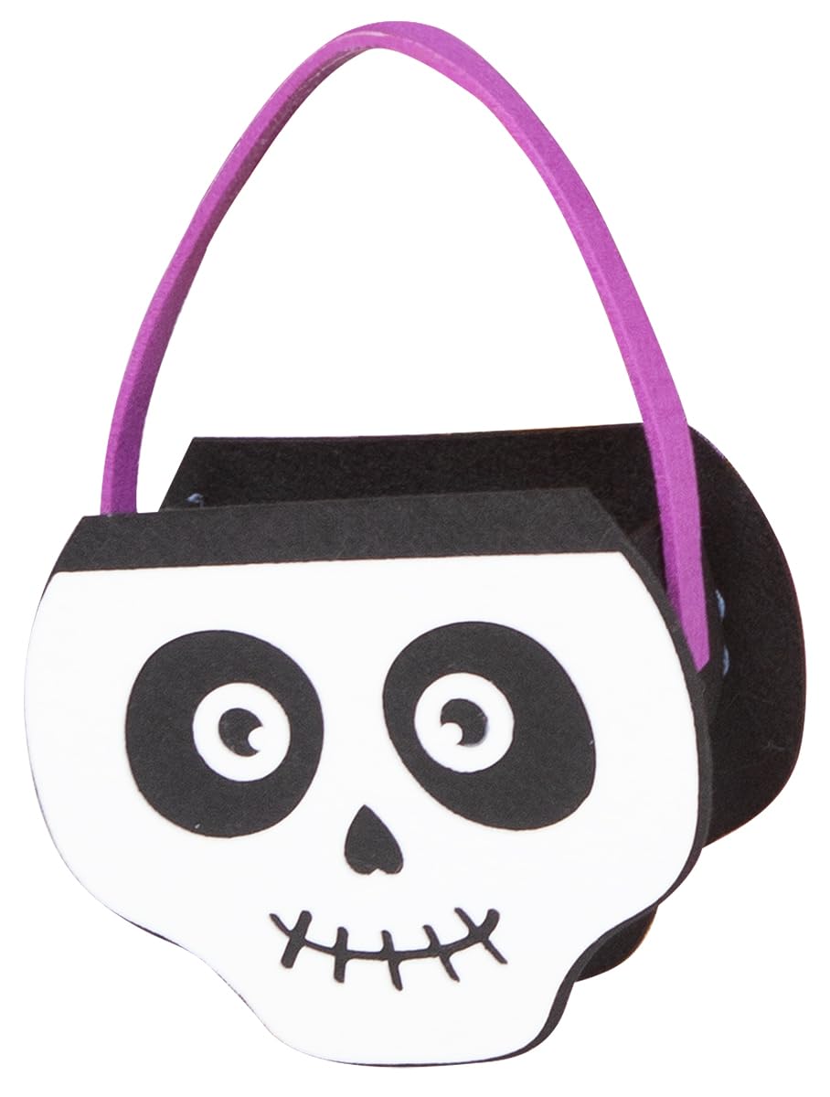 rubie-s-deluxe-filztasche-totenkopf-skelett-bonbons-halloween image 2