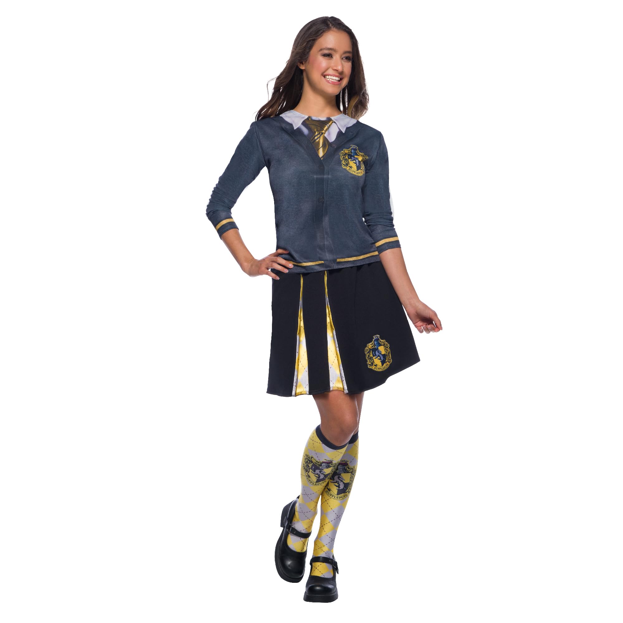 rubie-s-deluxe-harry-potter-hufflepuff-kost-m-rock-und-shirt image 3
