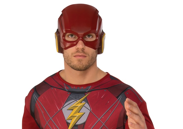 rubies-flash-justice-league-kost-m-erwachsene-rot-mit-maske image 3