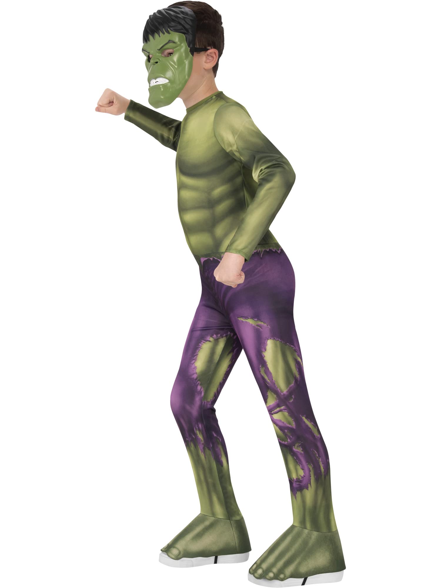 rubie-s-deluxe-hulk-kinderkost-m-gr-l-mit-maske-und-muskeln image 3