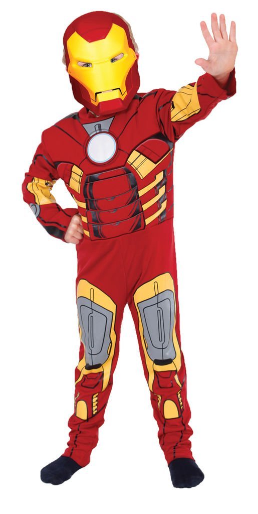 rubie-s-deluxe-iron-man-kost-m-kinder-7-9-jahre image 1