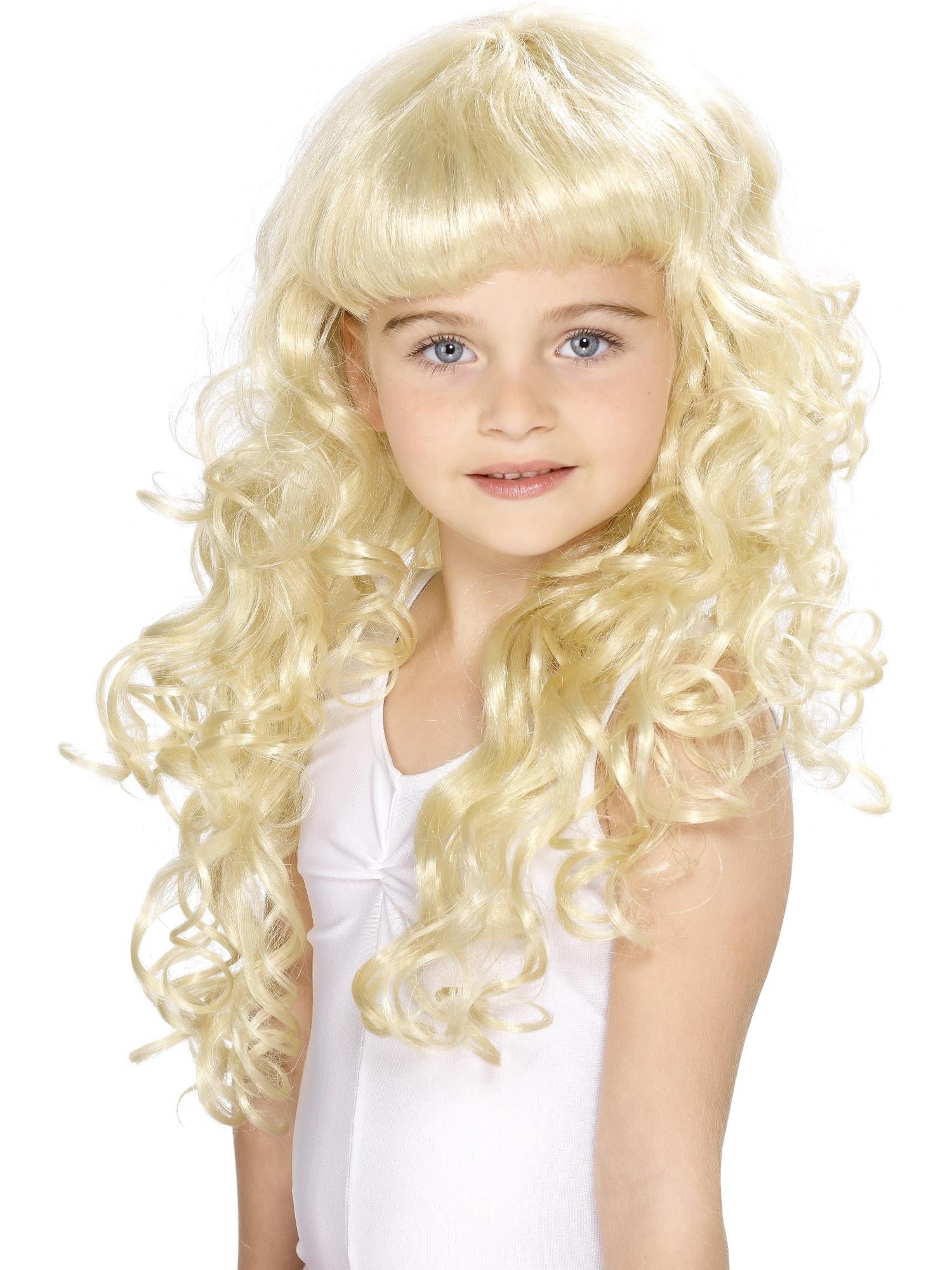 smiffys-fever-42131-prinzessinnen-per-cke-blond-kinder image 1