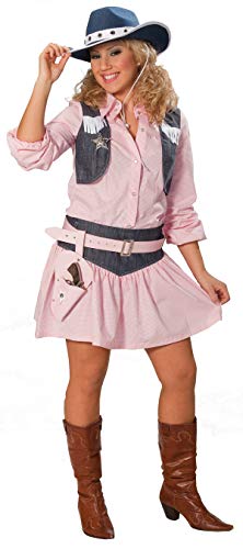 rubie-s-deluxe-cowgirl-kost-m-rosa-2tlg-damen-gr-42 image 4