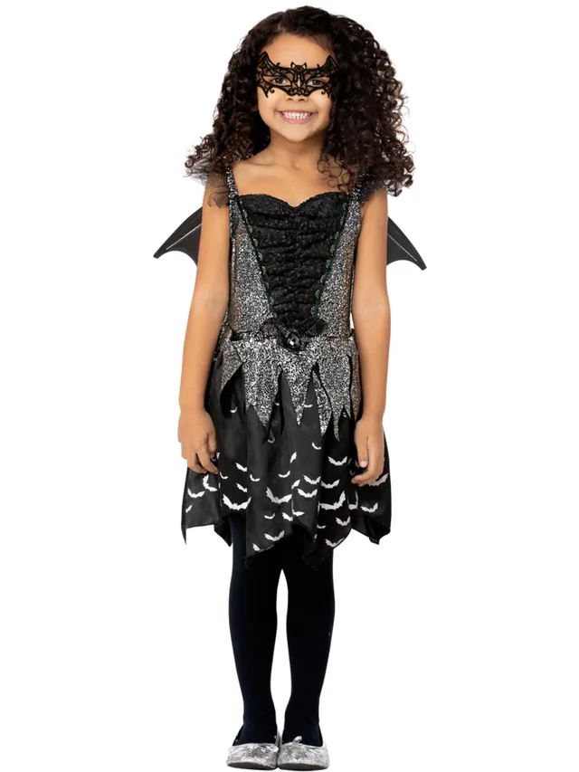 smiffys-fever-dark-bat-fairy-kost-m-m-dchen-4-6-schwarz image 1