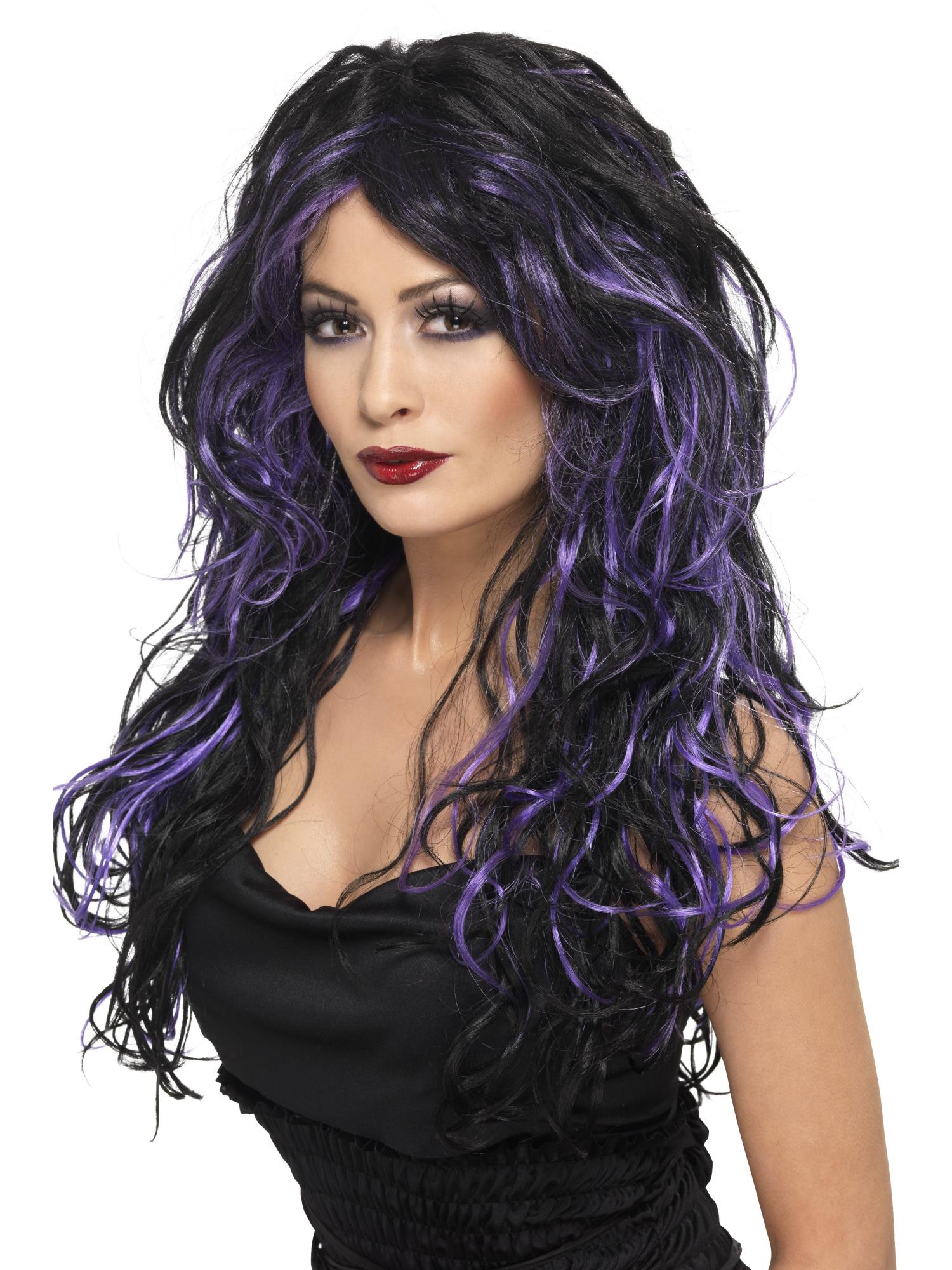smiffys-fever-gothic-bride-per-cke-wei-schwarz-lang image 2