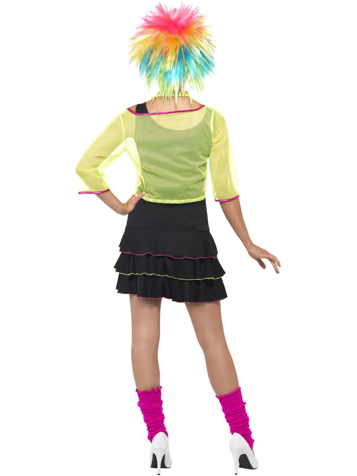 smiffys-fever-80s-pop-tart-kost-m-damen-s-neon-gelb image 2