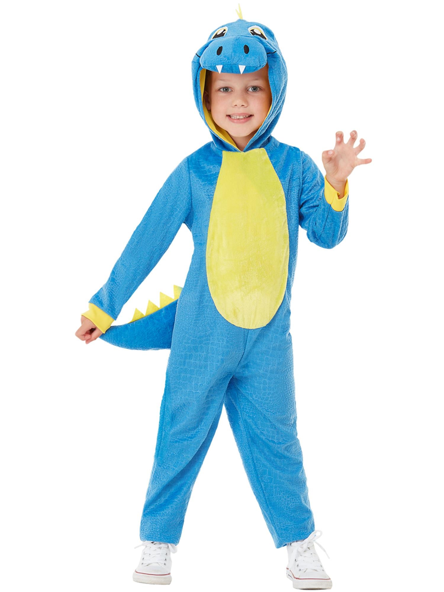 smiffys-fever-toddler-dinosaur-dinokost-m-blau-1-2-jahre image 4