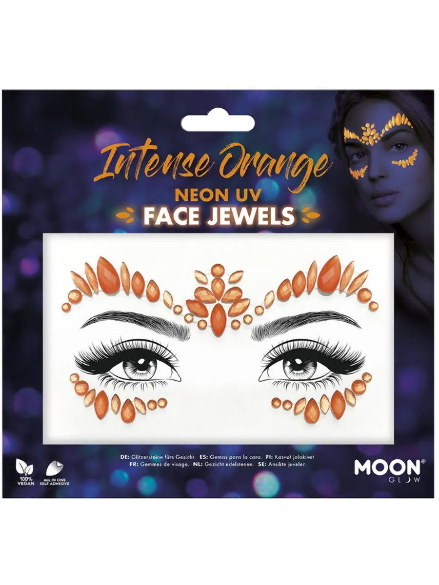 smiffys-makeup-fx-moon-glow-face-jewels-orange image 1