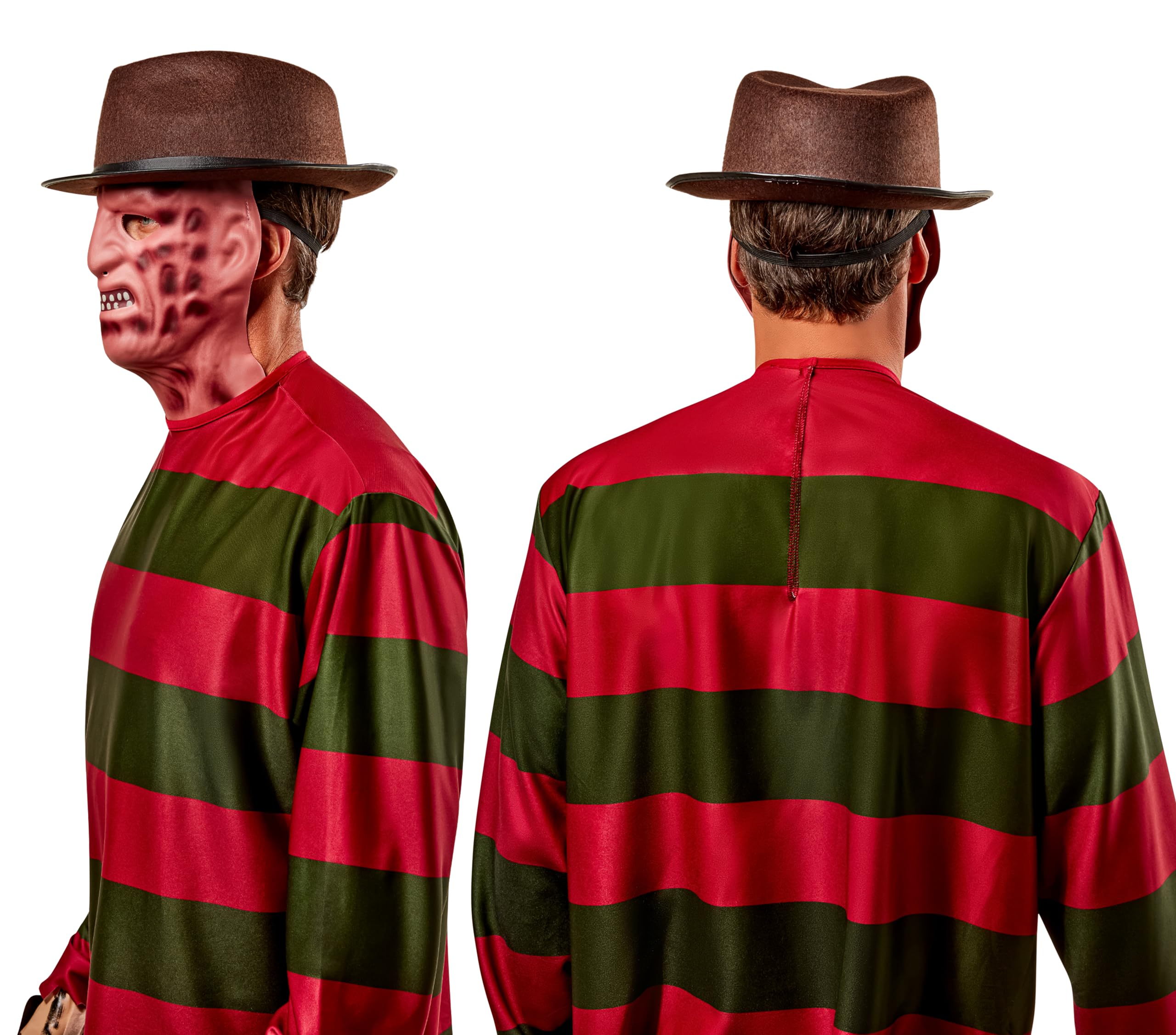 rubie-s-deluxe-freddy-krueger-kost-m-herren-shirt-mit-maske image 4