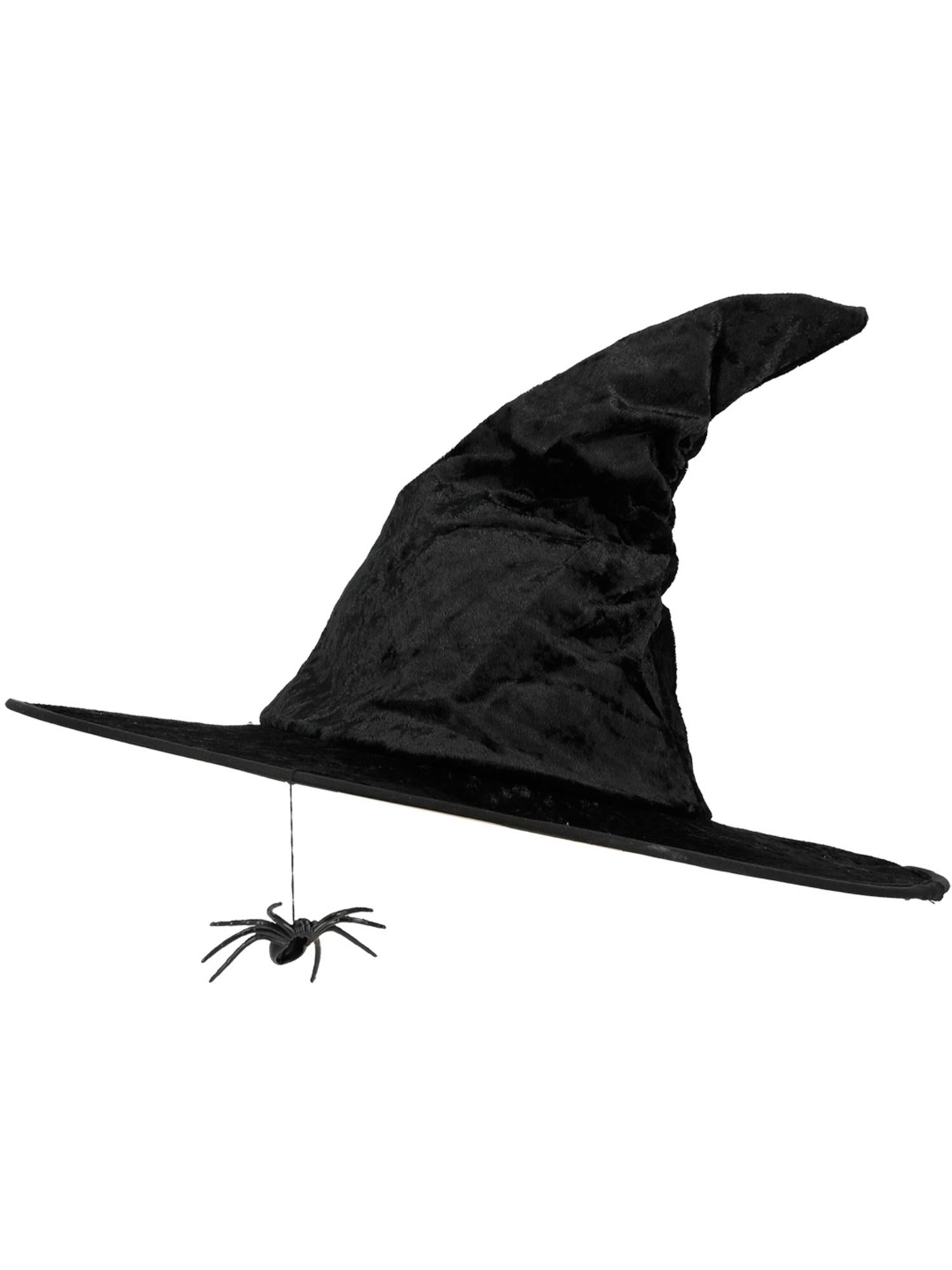 smiffys-fever-witch-hat-hexenhut-schwarz-mit-spinne image 2
