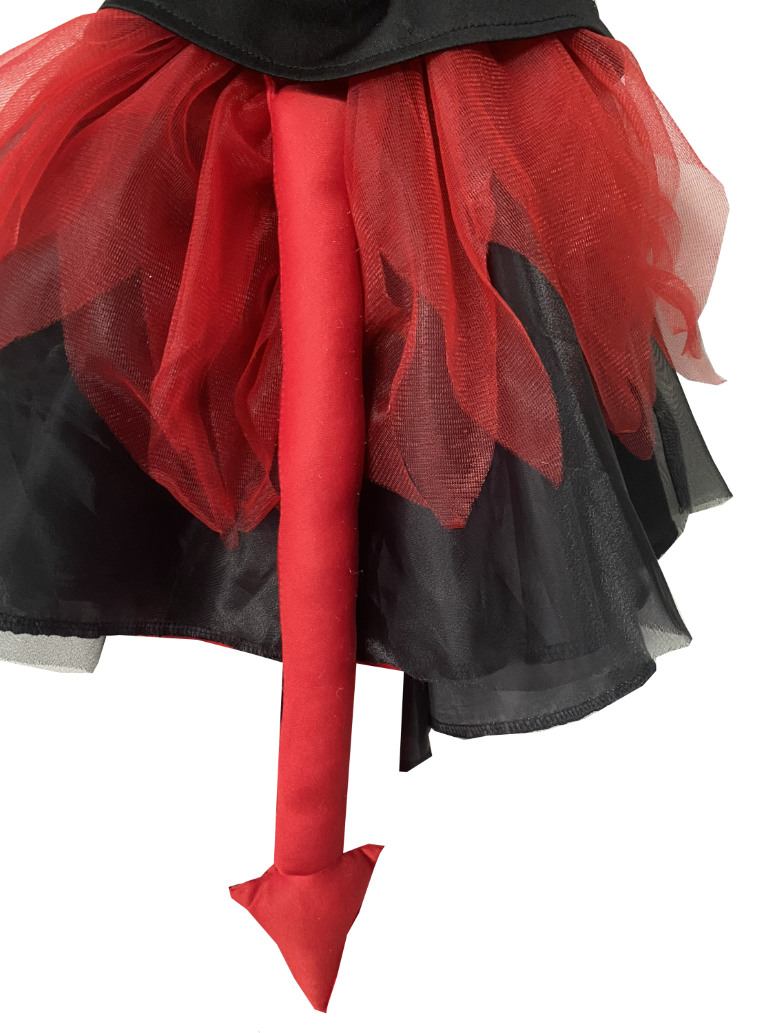 rubies-teufelin-tutu-kost-m-damen-rot-mit-fl-geln-h-rner image 3