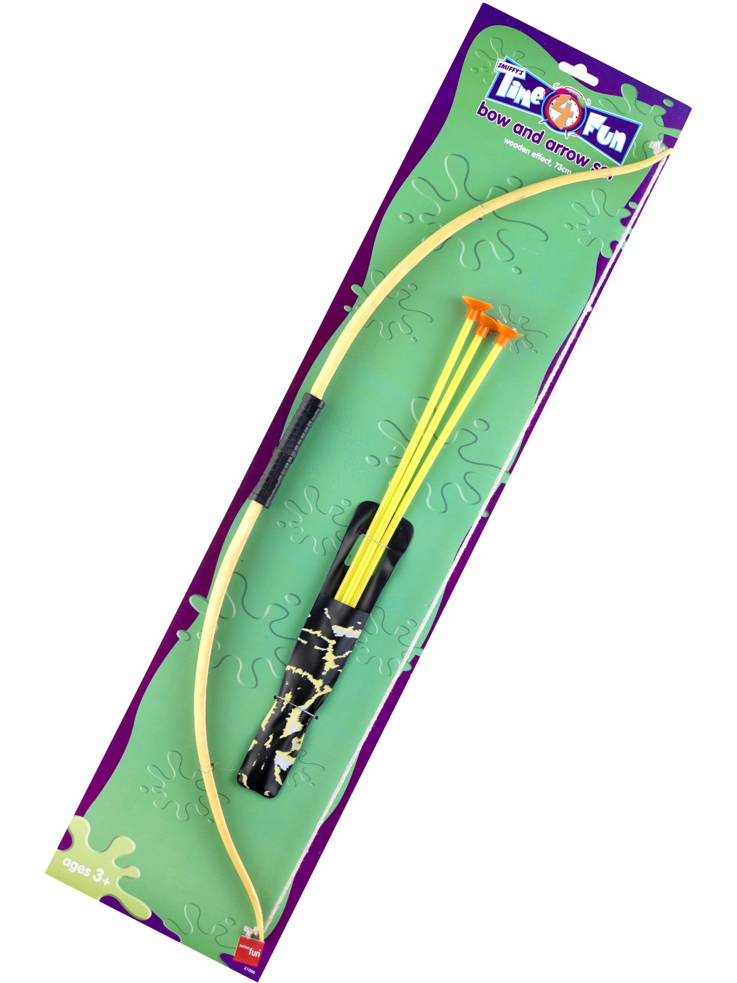 smiffys-fever-pfeil-und-bogen-set-73-cm-holz-optik image 1