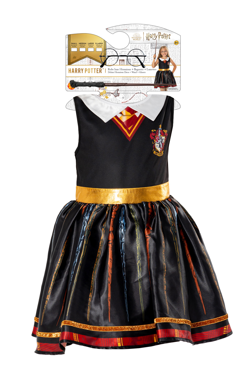 rubies-gryffindor-luxe-robe-kost-m-mit-zauberstab image 2