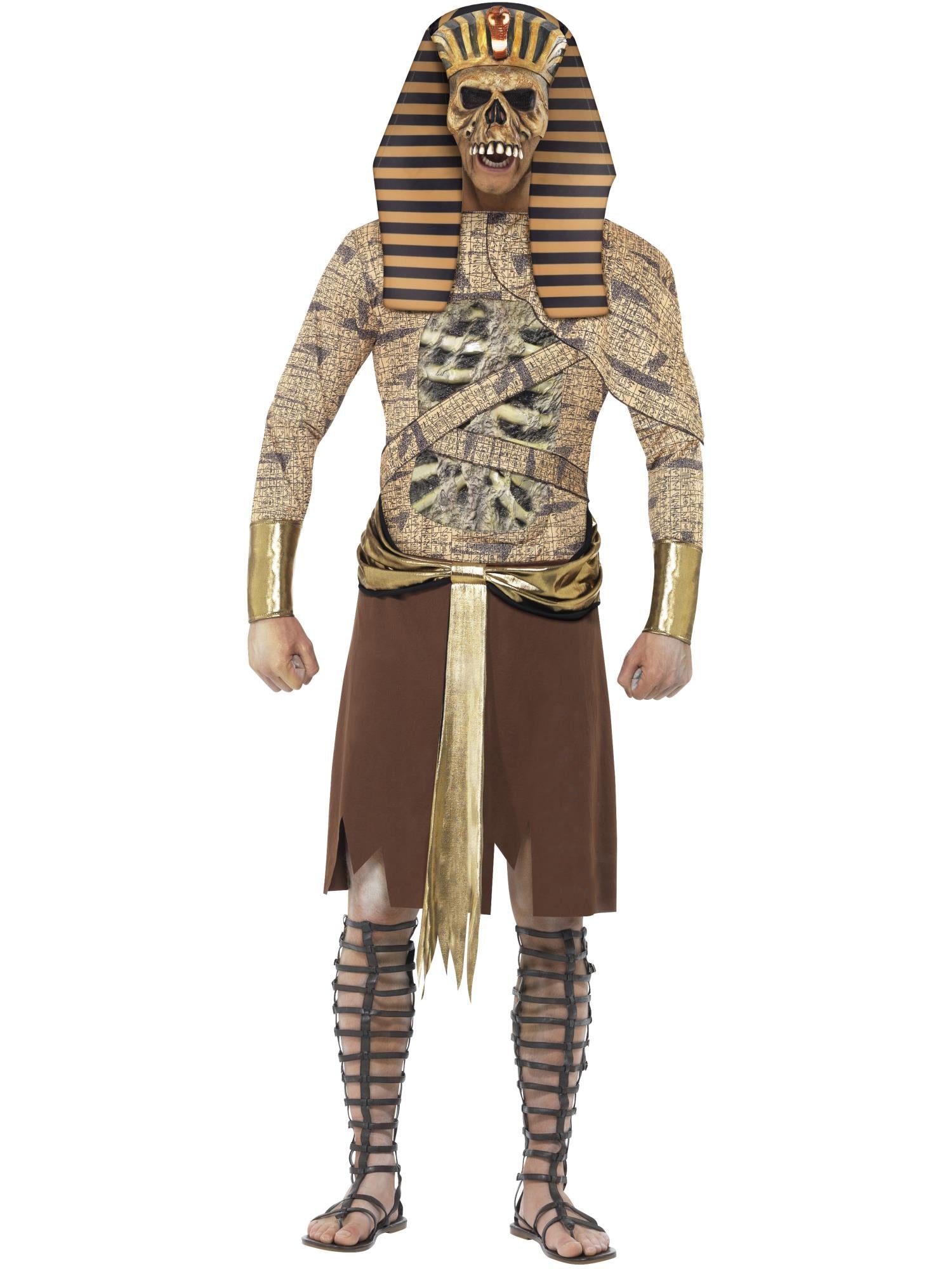 smiffys-fever-zombie-pharao-kost-m-herren-gold-m-l image 1