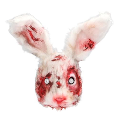 boland-72345-tiermaske-blutiges-kaninchen-halbmaske-pl-sch image 7