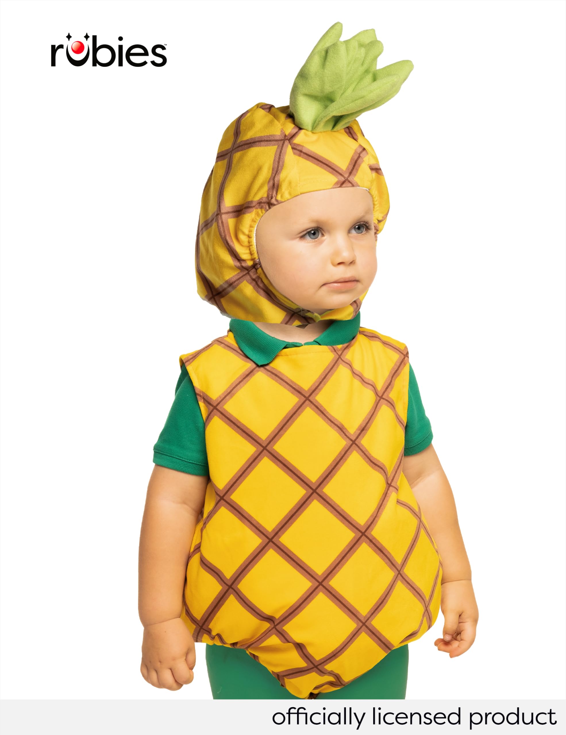 rubie-s-deluxe-ananas-babykost-m-1-2-jahre-overall-m-tze image 2