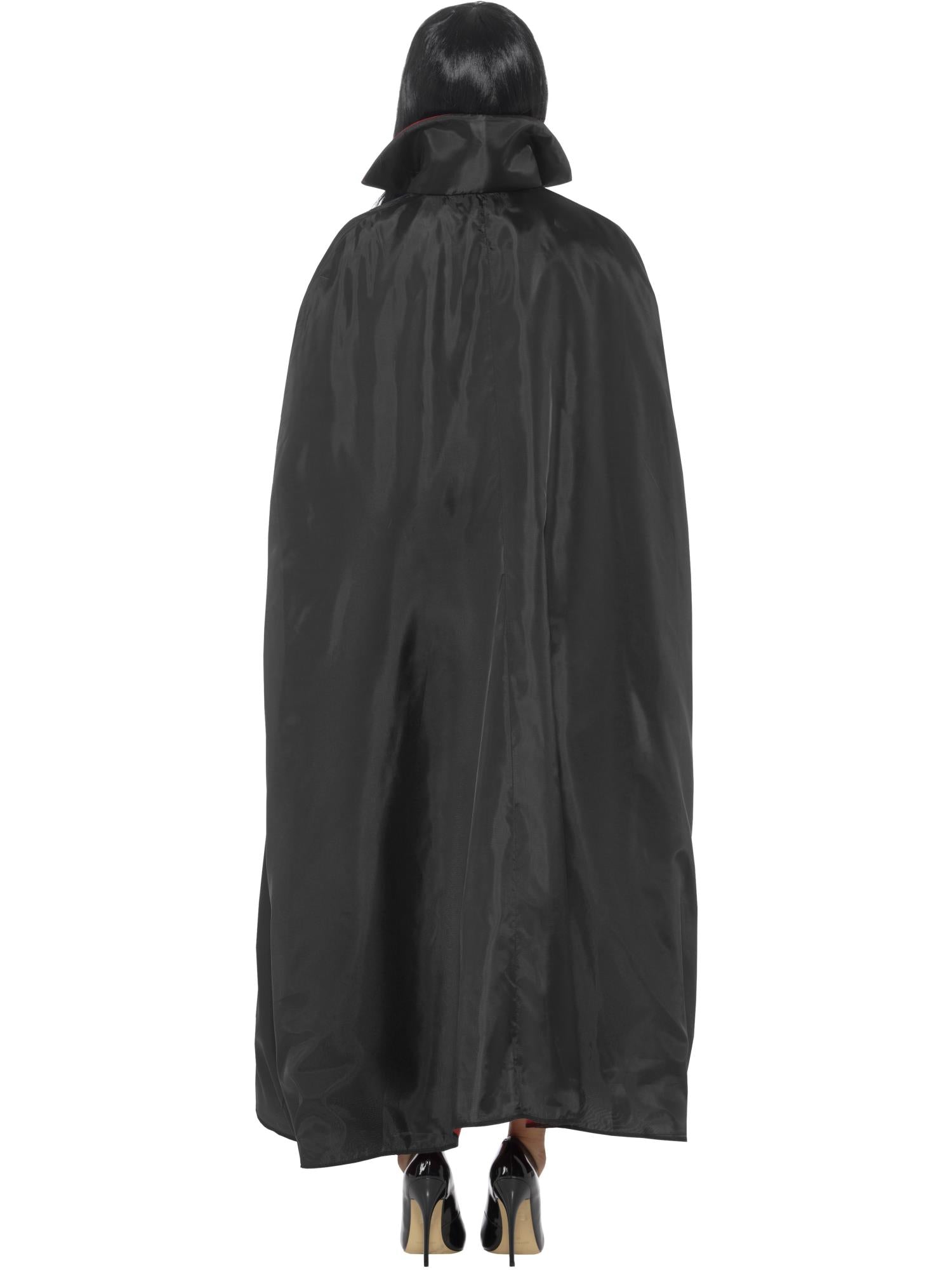 smiffys-fever-vampir-umhang-wende-cape-schwarz-rot image 2