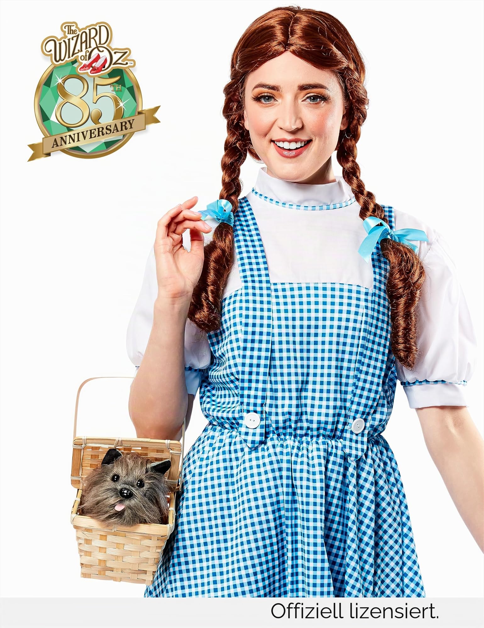 rubie-s-deluxe-dorothy-kleid-damenkost-m-std-blau-wei image 3