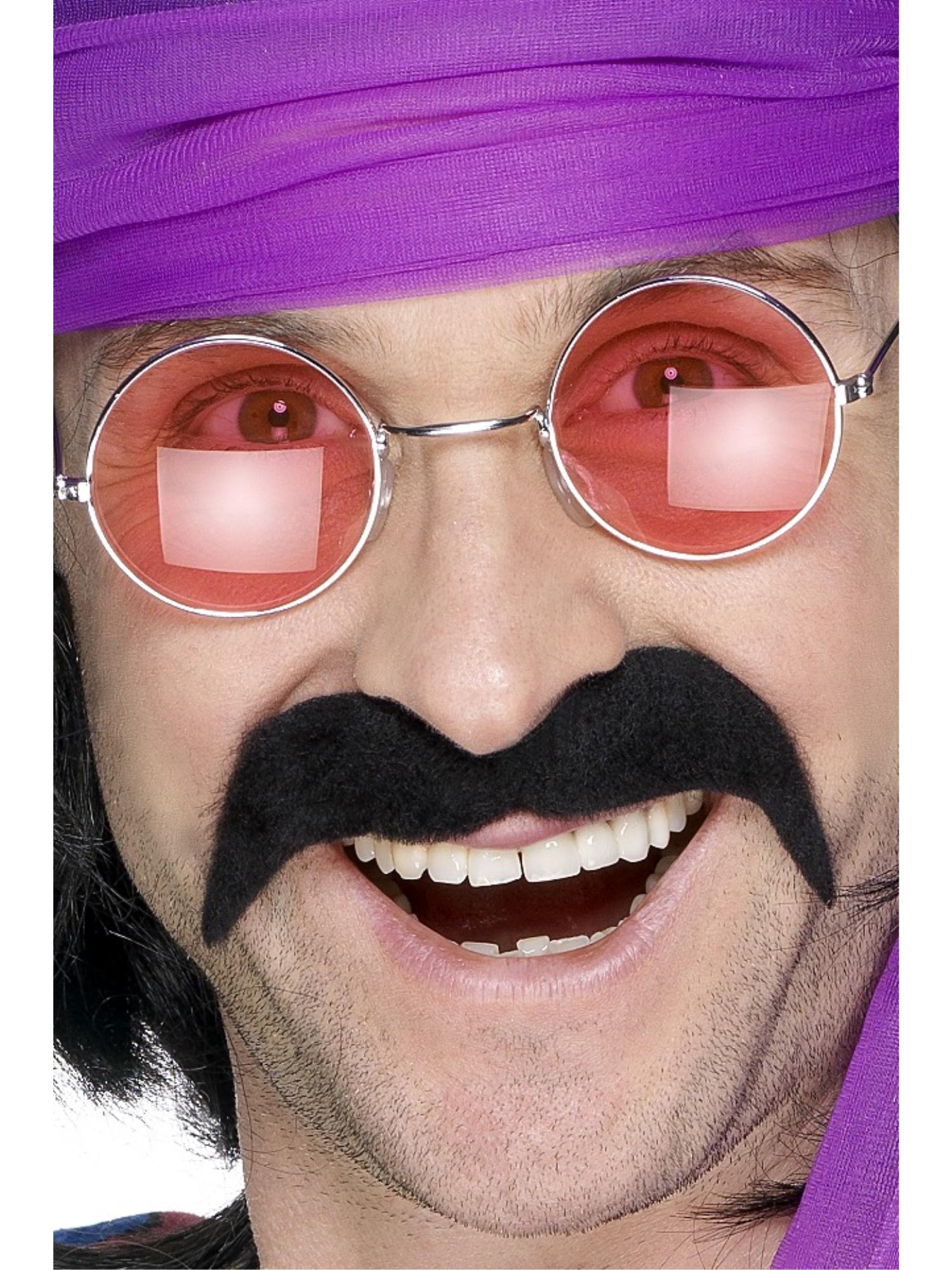 smiffys-fever-70er-schnurrbart-schwarz-selbstklebend-herren image 1