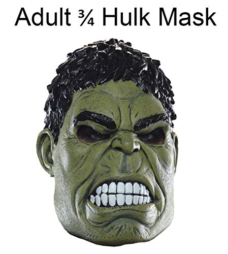 rubie-s-deluxe-marvel-hulk-3-4-maske-einheitsgr-e-gr-n image 4
