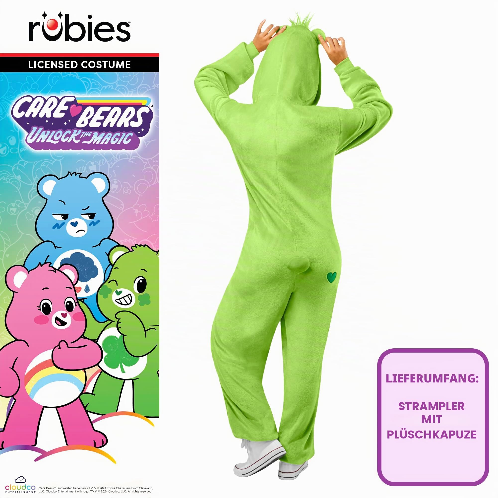 rubie-s-deluxe-good-luck-bear-kost-m-pl-sch-overall-unisex image 2