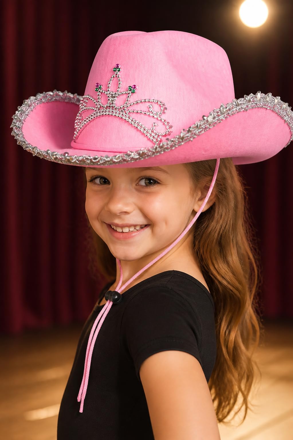 boland-04104-kinderhut-glimmer-rosa-cowgirl-hut-m-dchen image 6