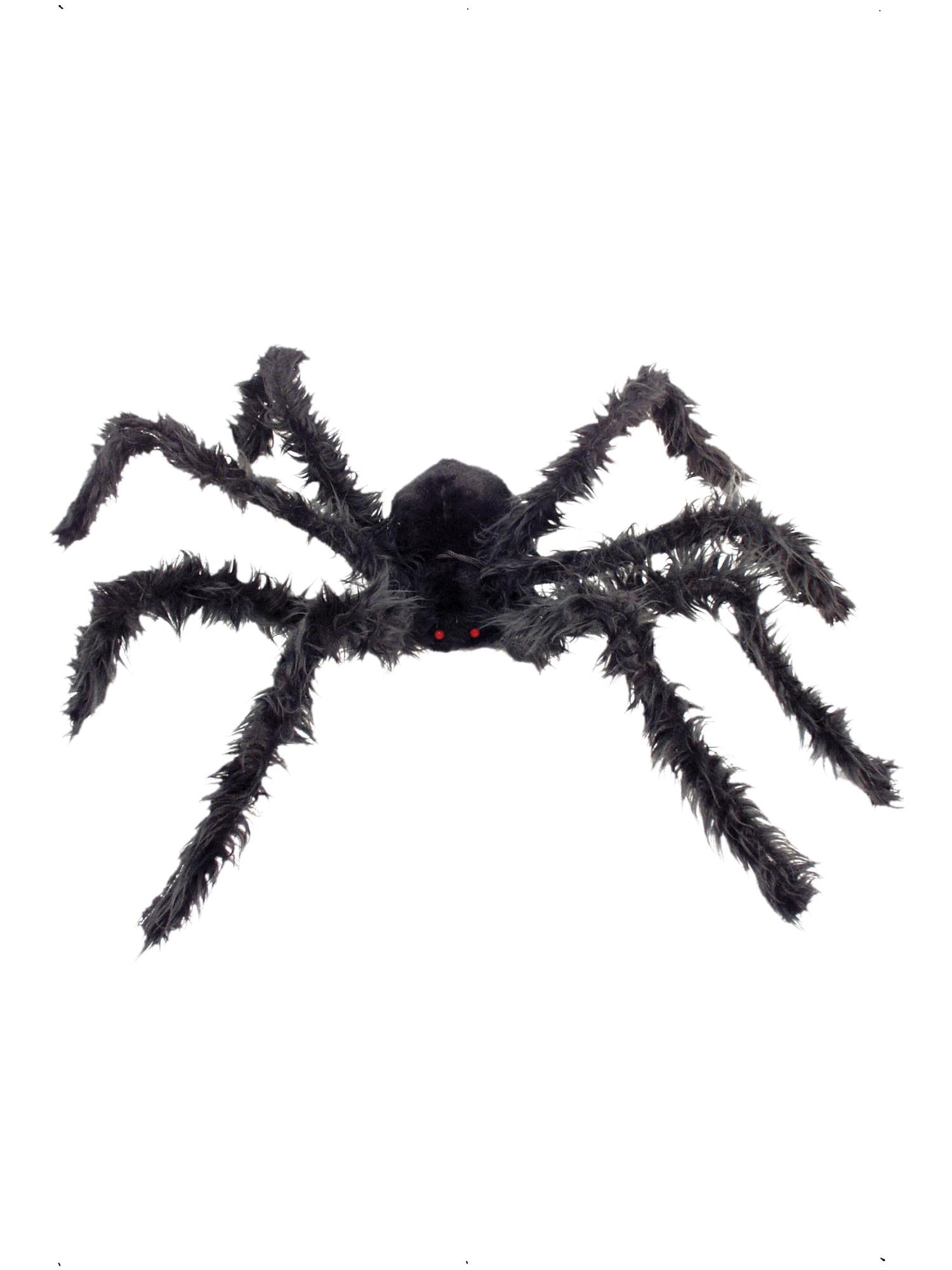 smiffys-fever-riesenspinne-deko-schwarz-102-cm-mit-leuchtaugen image 1