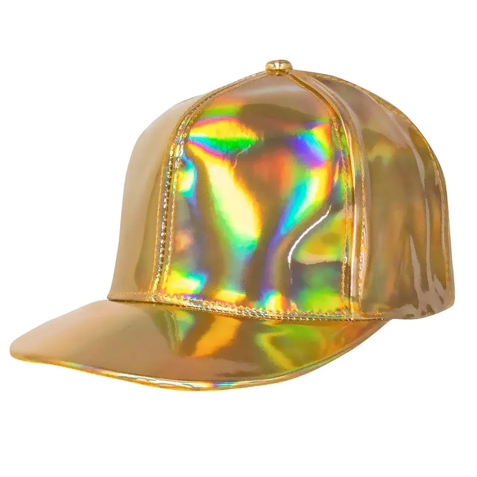 boland-headwear-basecap-holo-cap-gold-holografisch image 1